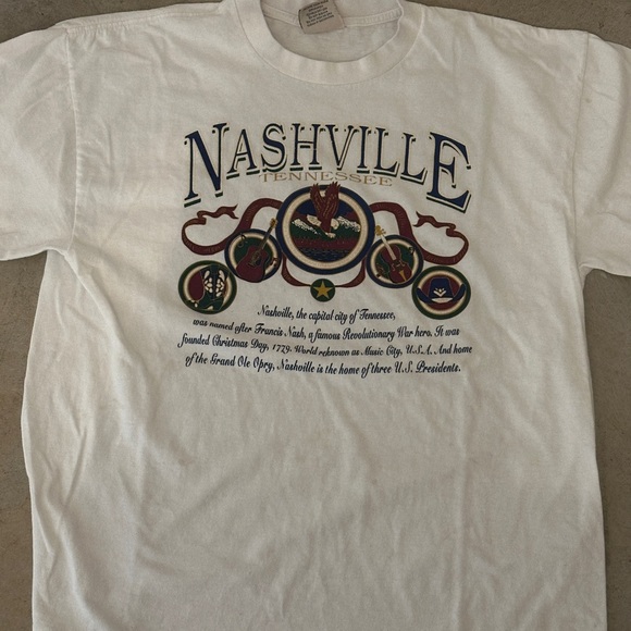 Vintage 90’s Nashville Tennessee Shirt Made in USA - Picture 1 of 8